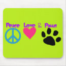 Suche nach frieden mousepads Liebe