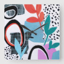 Suche nach schwarze punkte wanduhren Schwarz weiß