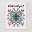 Suche nach geometrisches blumenmuster postkarten Geometrische blume