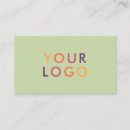 Suche nach grünes logo visitenkarten Modern
