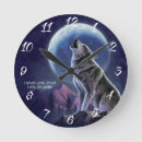 Suche nach wölfe wanduhren Zeit