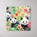 Suche nach panda leinwandbilder Aquarell