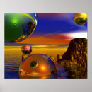 Suche nach luftblasen poster Wasser