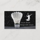 Suche nach badminton visitenkarten Trainer