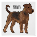 Suche nach airedale terrier poster Haustier