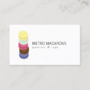 Suche nach französische macarons visitenkarten Bäckerei