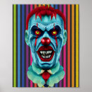 Suche nach horror kunst poster Gruselige clownkunst