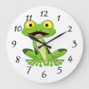 Suche nach niedlicher grüner frosch wanduhren Cartoon