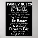 Suche nach familienregeln poster Motivierend