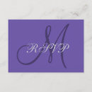 Suche nach hochzeit rsvp karten Monogramm