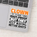 Suche nach clowns aufkleber Zirkus