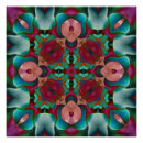 Suche nach grünes kaleidoskop poster Blau