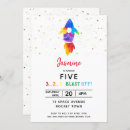 Suche nach weltraum einladungen Raketenschiff