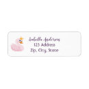 Suche nach mädchen babyparty rücksende aufkleber Prinzessin
