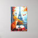 Suche nach ihr café poster leinwandbilder Eiffelturm