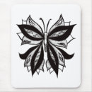 Suche nach schwarze schmetterlinge mousepads Für sie