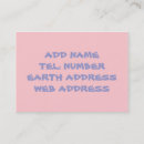 Suche nach kirsche visitenkarten Rosa