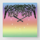 Suche nach baum silhouette wanduhren Bäume