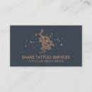 Suche nach schlange visitenkarten Tätowierstudio