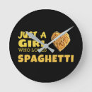 Suche nach spaghetti poster wanduhren Nahrung
