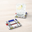 Suche nach piet mondrian untersetzer Rot