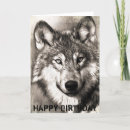 Suche nach wolf birthday karten Wolfsliebhaber