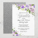 Suche nach lila glitter einladungen Blumen