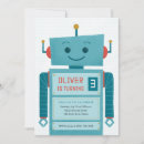 Suche nach roboter kindergeburtstag einladungen Boy