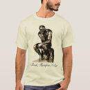 Suche nach rodin denker tshirts Skulptur
