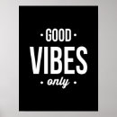 Suche nach good vibes only poster Typografie