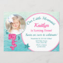 Suche nach girl birthday einladungen Meerjungfrau