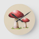 Suche nach roter pilz wanduhren Vintag