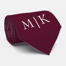 Suche nach und weißes monogramm krawatten Für ihn