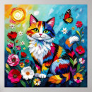 Suche nach bunte katzen poster Farbenfroh