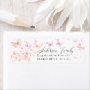 Suche nach rosa schmetterling rücksende aufkleber Babyparty