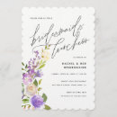 Suche nach bridesmaid luncheon einladungen Lila