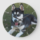 Suche nach husky wanduhren Hund