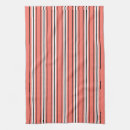 Suche nach koralle und weiß geschirr tücher Streifen