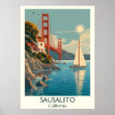 Suche nach sausalito poster Reiseplakat