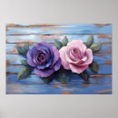 Suche nach violette rosen poster Blumig