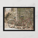 Suche nach fahrrad für zwei postkarten Tandem