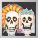 Suche nach day of the dead poster Skulls