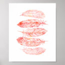 Suche nach federn poster Aquarell