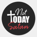 Suche nach satan aufkleber Nicht heute satan