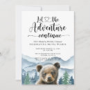 Suche nach abenteuer im freien einladungen Aquarell