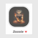 Suche nach heißer kaffee aufkleber Liebe