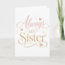Suche nach schwestern für immer karten Sister