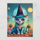 Suche nach verrückte katzen postkarten Halloween