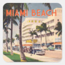 Suche nach miami beach aufkleber Retro