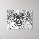 Suche nach herz mandala leinwandbilder Zendoodle
